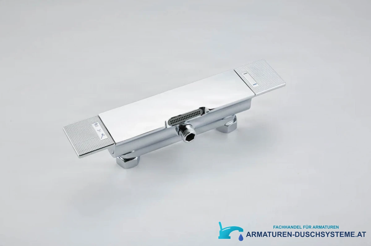 Luxuriöses Aufputz-Duschsystem ELITE EDITION BSE1419 in glänzendem Chrom