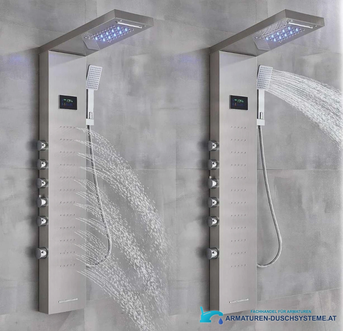 Luxury Shower Panel With Led Display Shower System Eyn Bsp2040 15