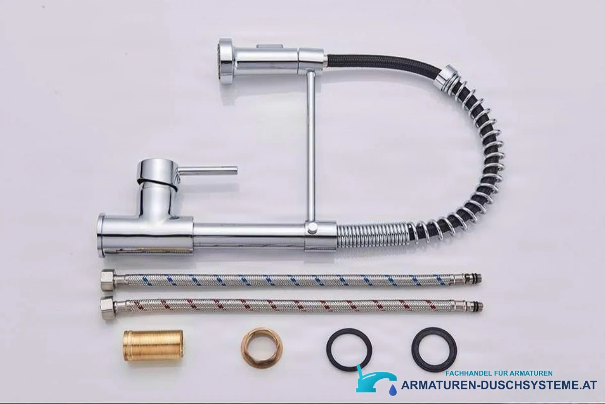 Crna Kuhinjska Armatura Kb1507 Izvlecna Pipa Za Kuhinjo V Crni Barvi 33