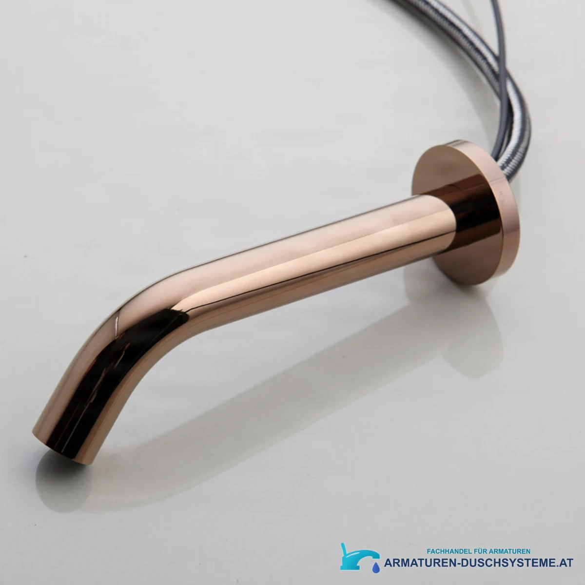 Sensor-Wandarmatur BWS1254 in poliertem Roségold