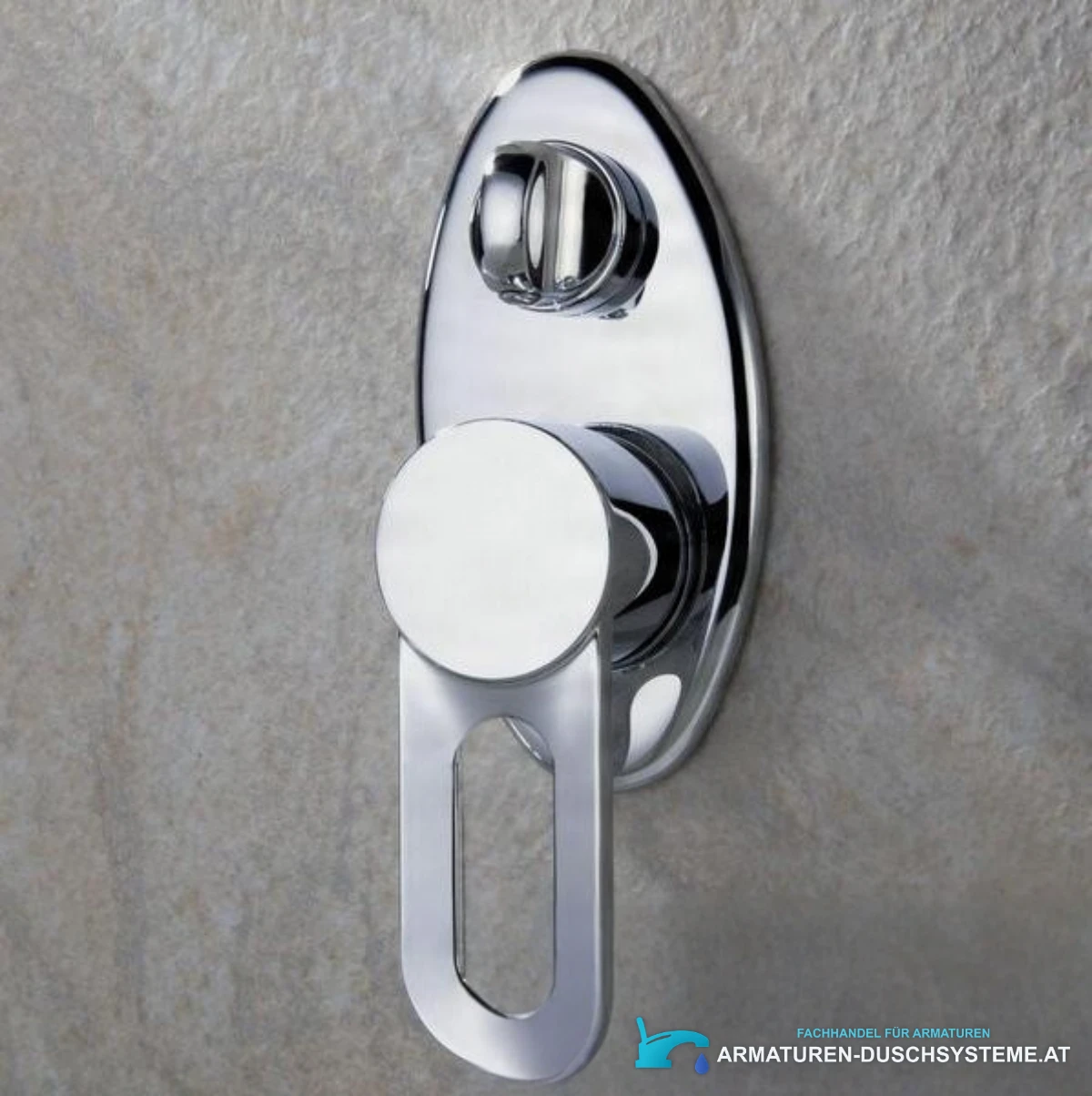 Detail des Bedienhebels der Unterputz-Badewannenarmatur PSK7917