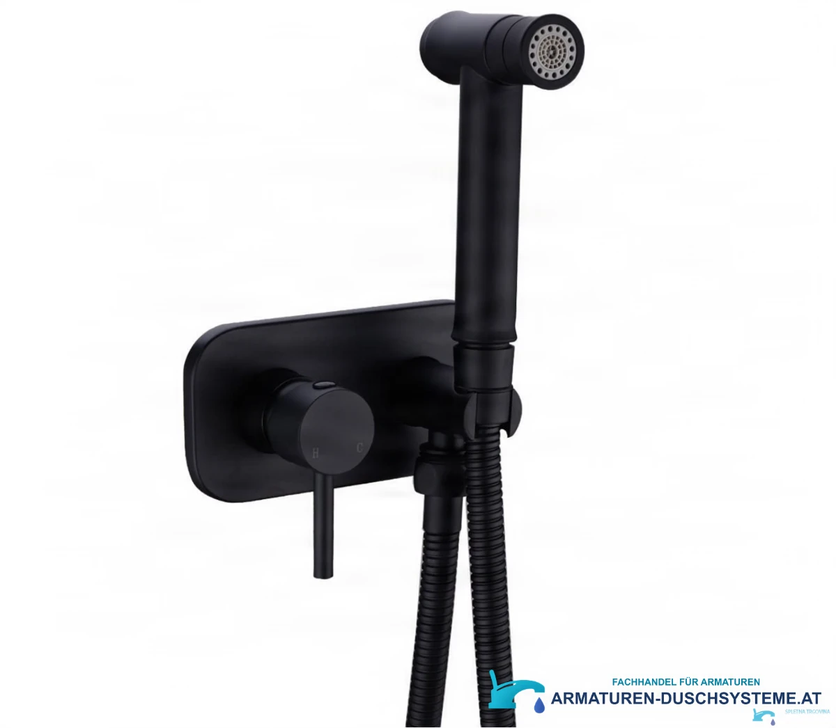 Unterputz-Wandarmatur für Bidet BB1637 mit Handbrause und Halter