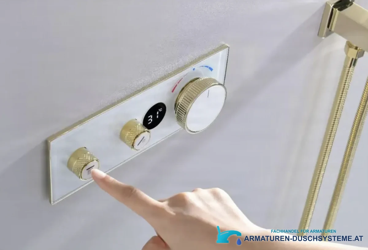 Luksuzni Termostatski Podometni Tus Sistem Elite Edition Bcs1603 Z Zaslonom Premium Linija 5
