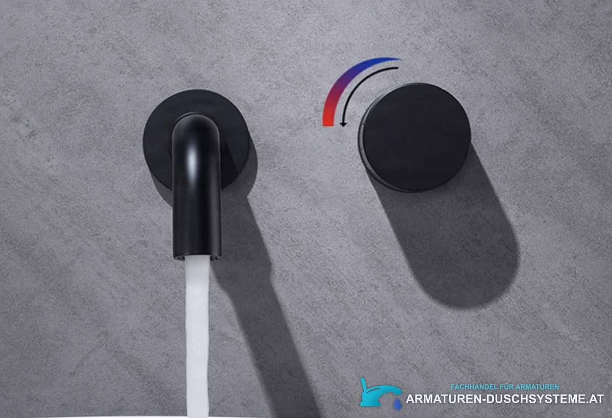 Luxuriöse Unterputzarmatur ELITE EDITION BSW1447 in Mattschwarz