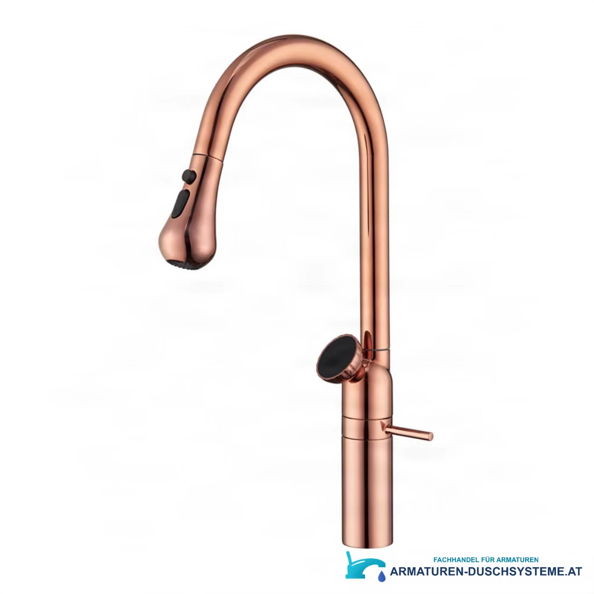 Luxus-Küchenarmatur ELITE EDITION KF1694 – Oberfläche in poliertem Roségold