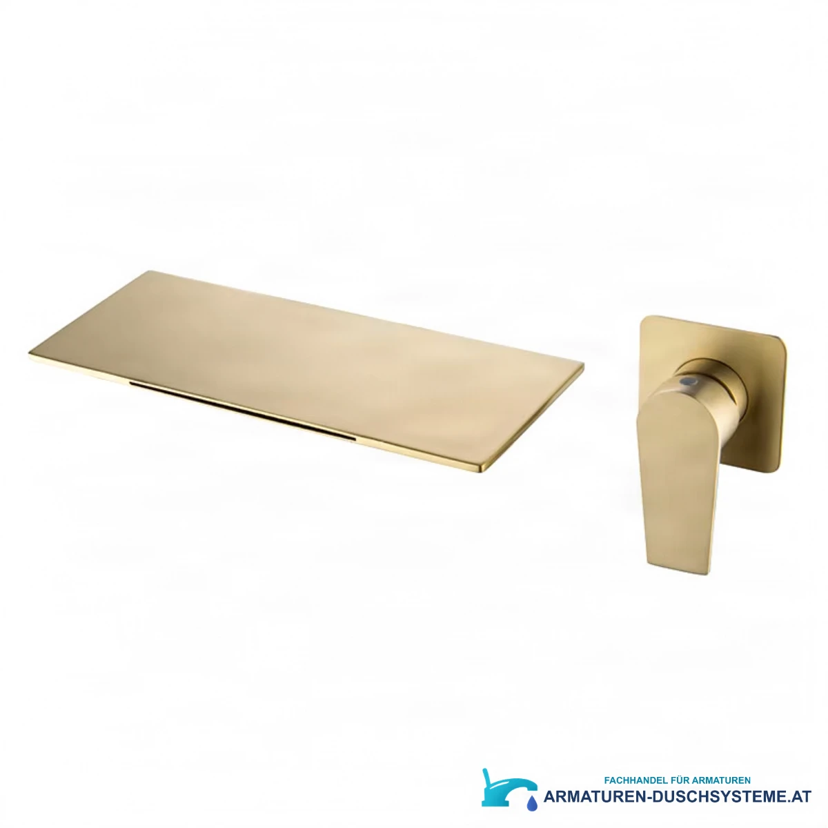 Wand-Wasserfall-Mischarmatur BSW1722 mit flachem Auslaufpaneel und separatem Hebel