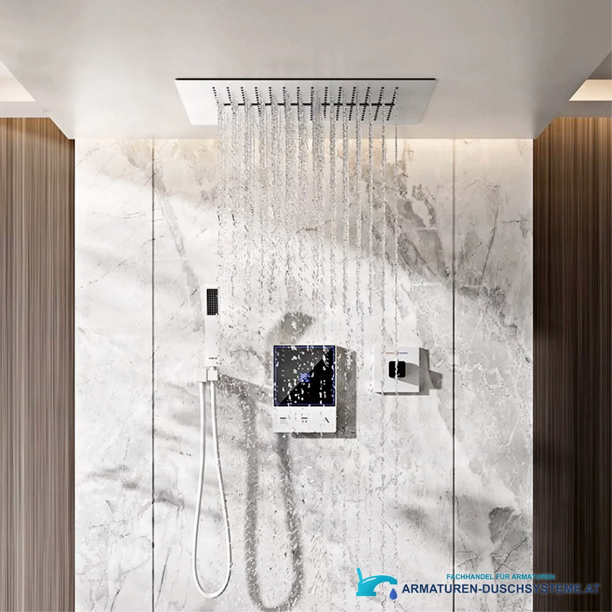 Unterputz-Duschsystem ELITE EDITION mit Thermostat BCS1721 in Chrom