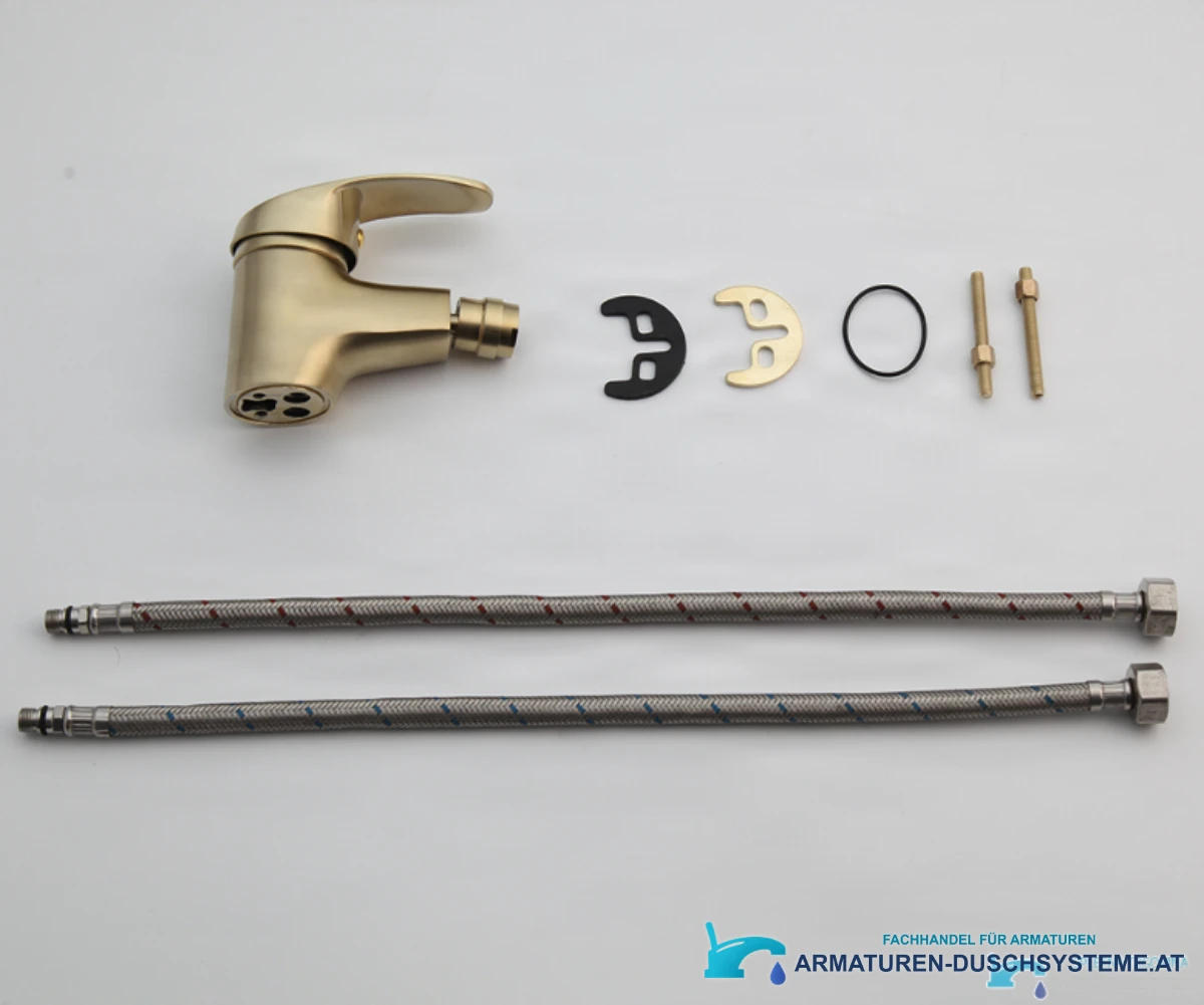 Matte goldfarbene Bidetarmatur BBG0953 in gebürstetem Gold