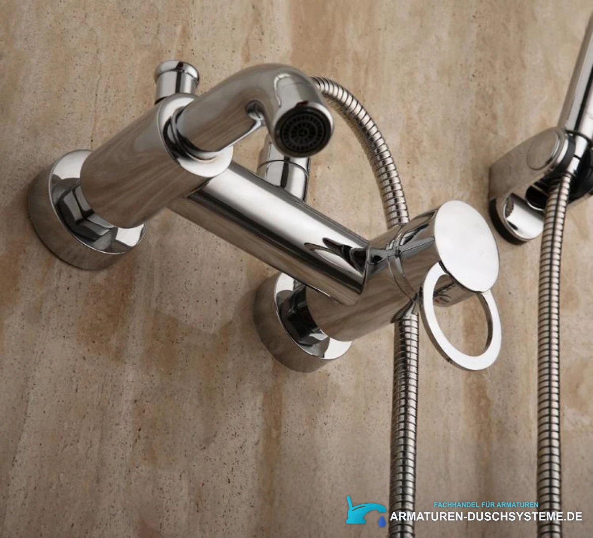 Wandarmatur für die Badewanne EYN SK2264 in poliertem Chrom
