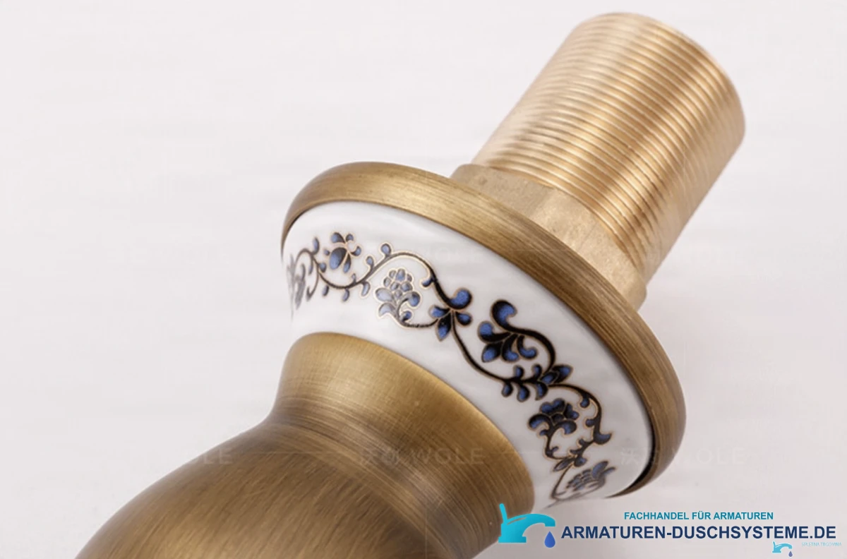 Detail des Keramikrings und Außengewindes der Standarmatur AQ1129