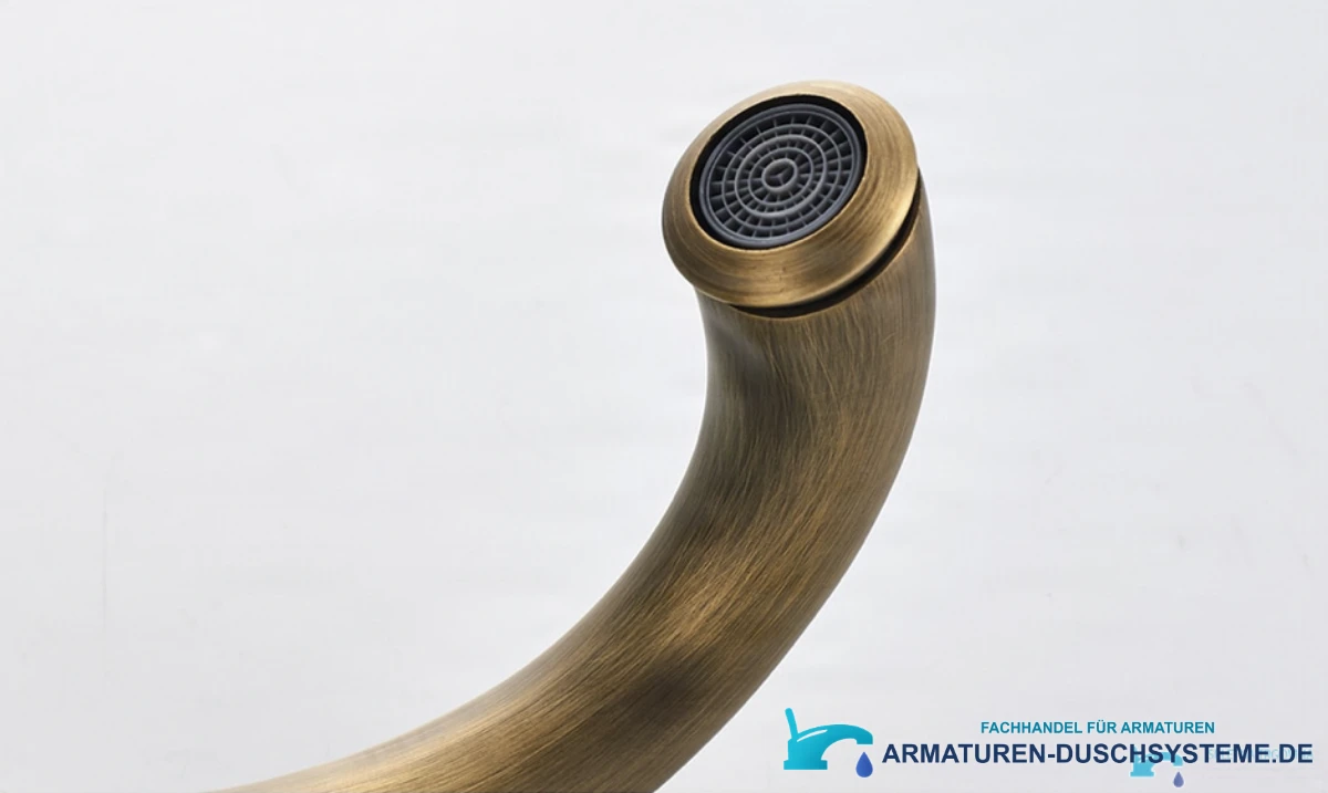 Detail von Auslauf und Strahlregler der Antika RU1305