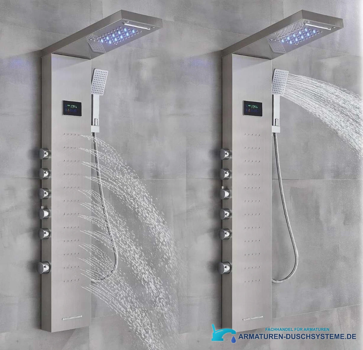 Luxury Shower Panel With Led Display Shower System Eyn Bsp2040 15