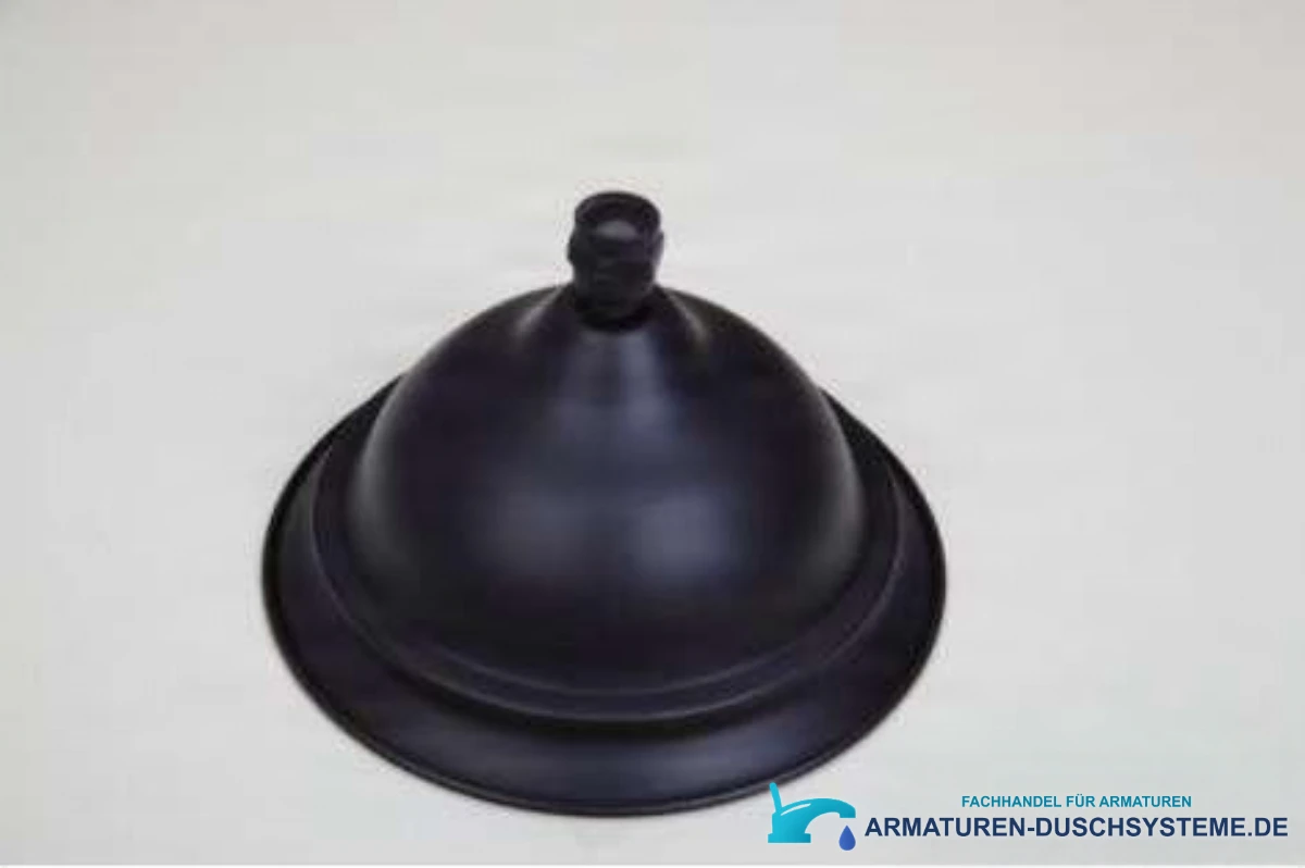 Schwarzes Aufputz-Duschsystem EYN CKT2012 in mattem Schwarz