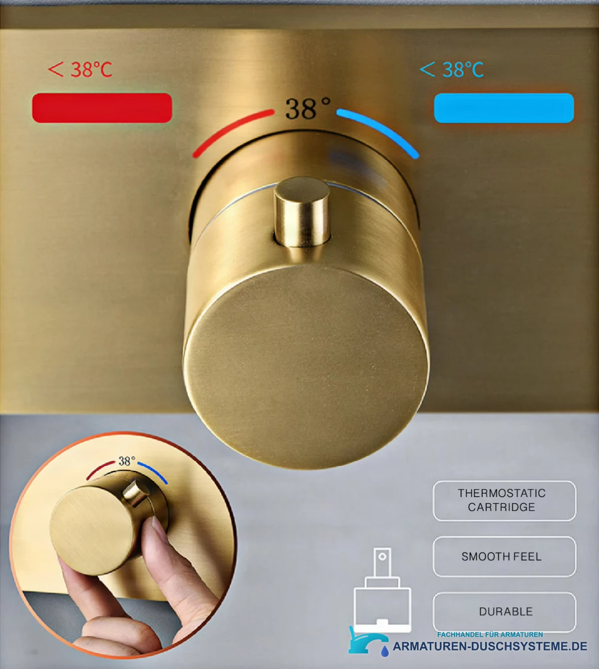 Spezifikationen BCS1499 ELITE EDITION BCS1499-1: Thermostatregler mit 38-°C-Sperre