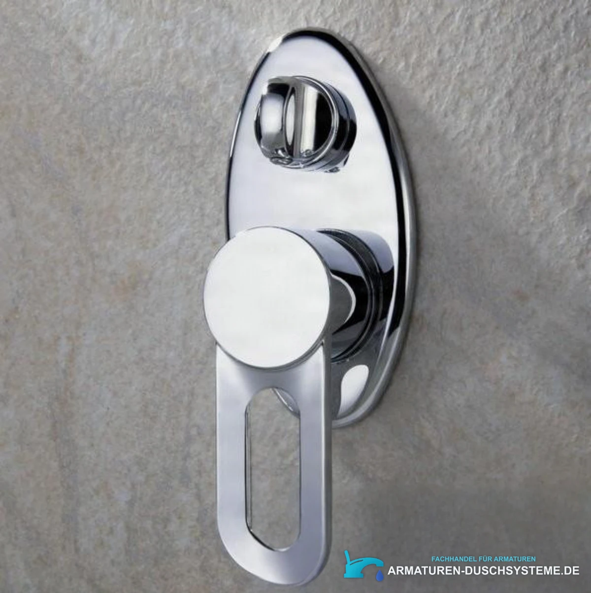 Detail des Bedienhebels der Unterputz-Badewannenarmatur PSK7917