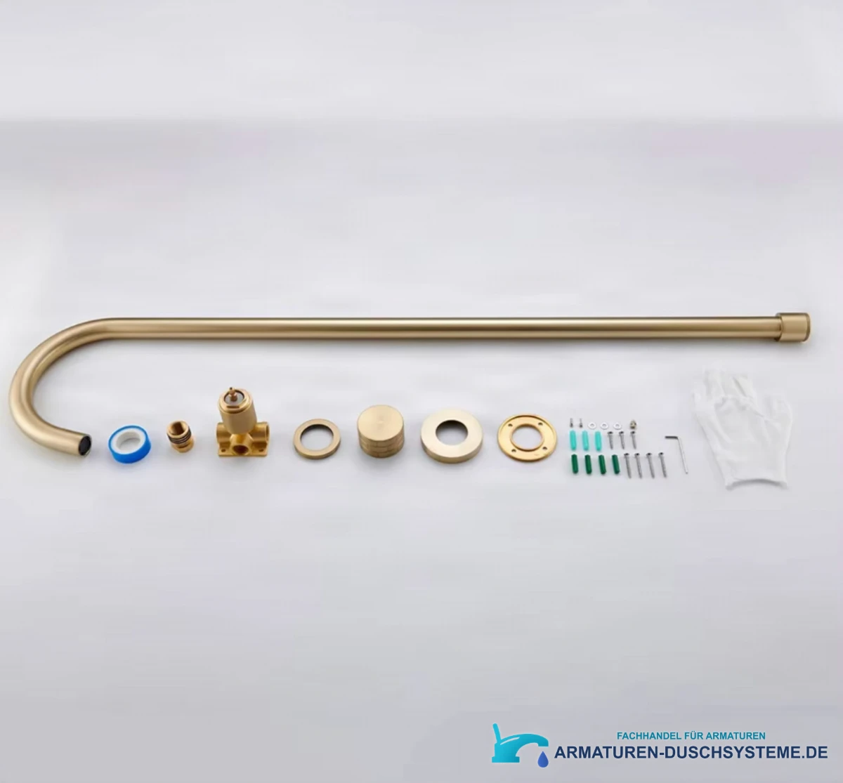 Unübertroffener Luxus und Langlebigkeit BSF1025 – goldfarbenes Armaturenset