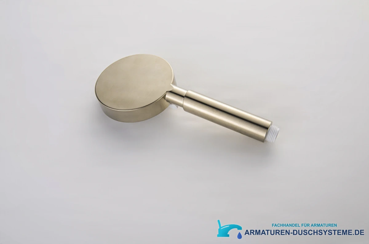 Aufputz-Duschsystem GT2251 – Rückseite der Handbrause in Champagnergold