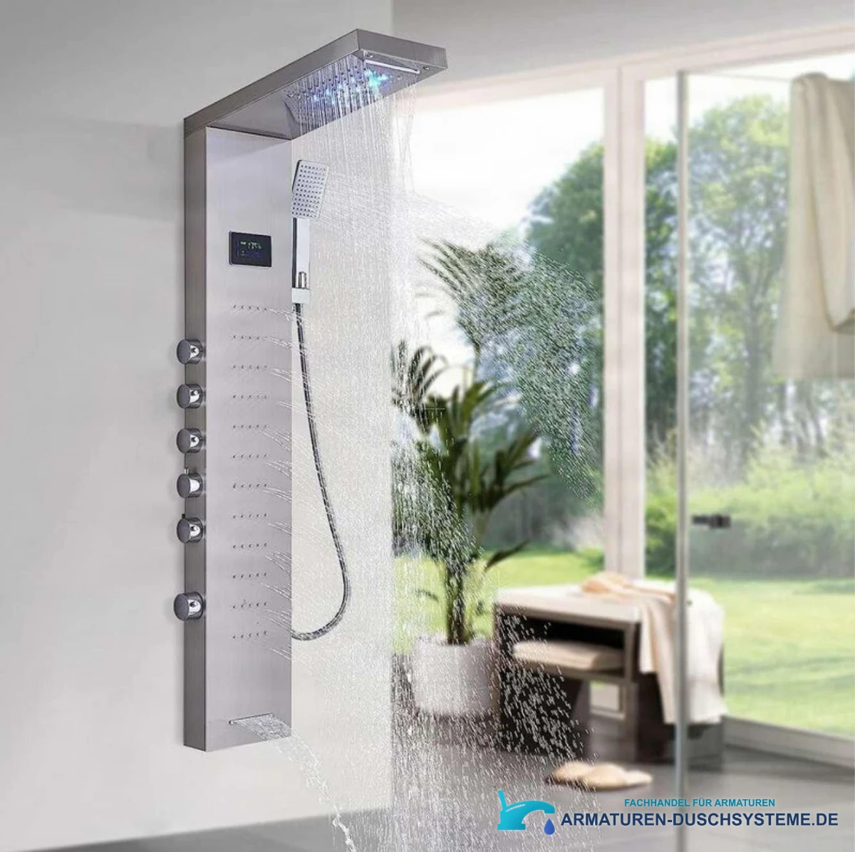 Luxury Shower Panel With Led Display Shower System Eyn Bsp2040 11