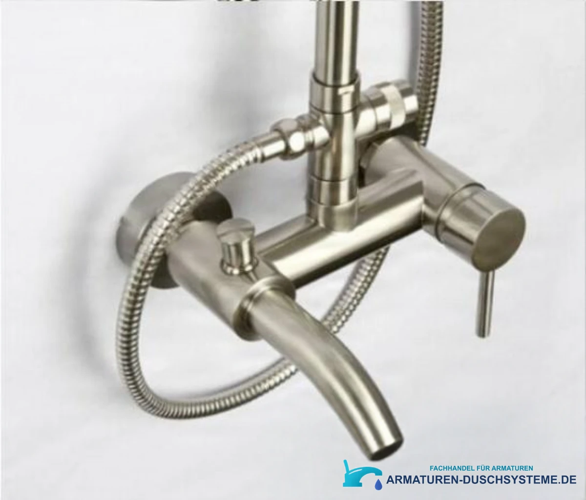 Duschsystem mit mehreren Strahlarten NSN07693 in gebürstetem Nickel