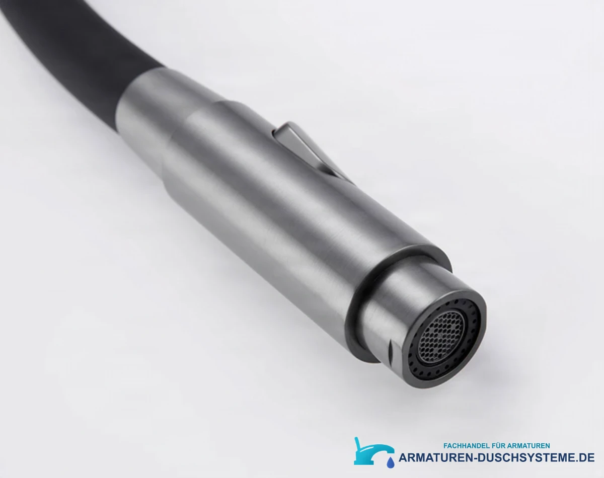 Luxus-Küchenarmatur ELITE EDITION mit Sensor und Filterauslauf KFS1814 in gebürstetem Metall