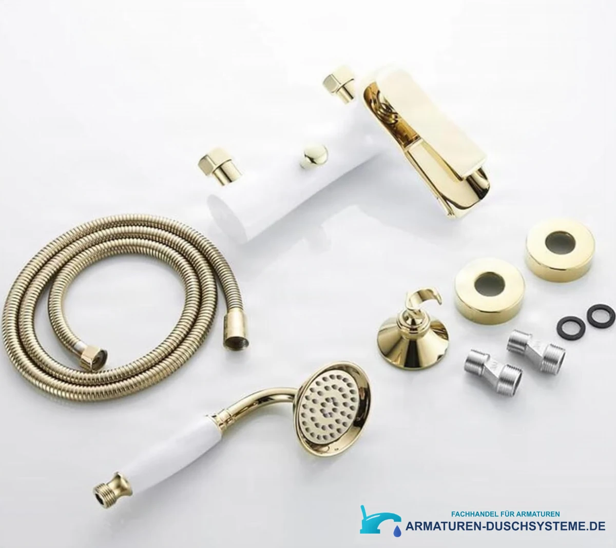 Badewannenarmatur ELITE EDITION BBT1303 mit Handbrause, Schlauch und Montageteilen