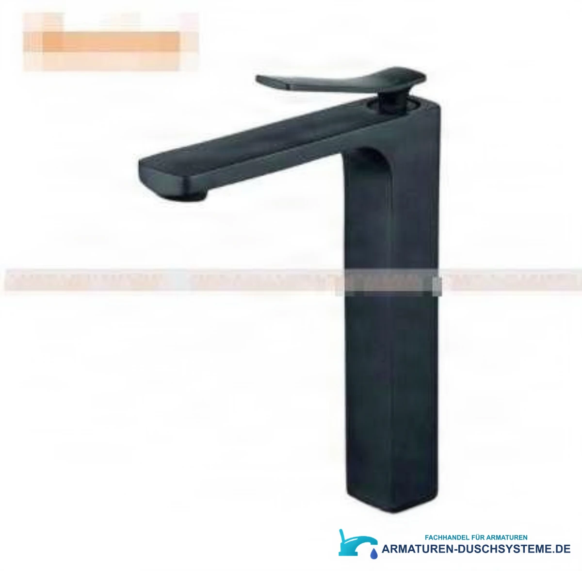 Schwarze Badezimmerarmatur EYN CKB2241 in mattem Schwarz