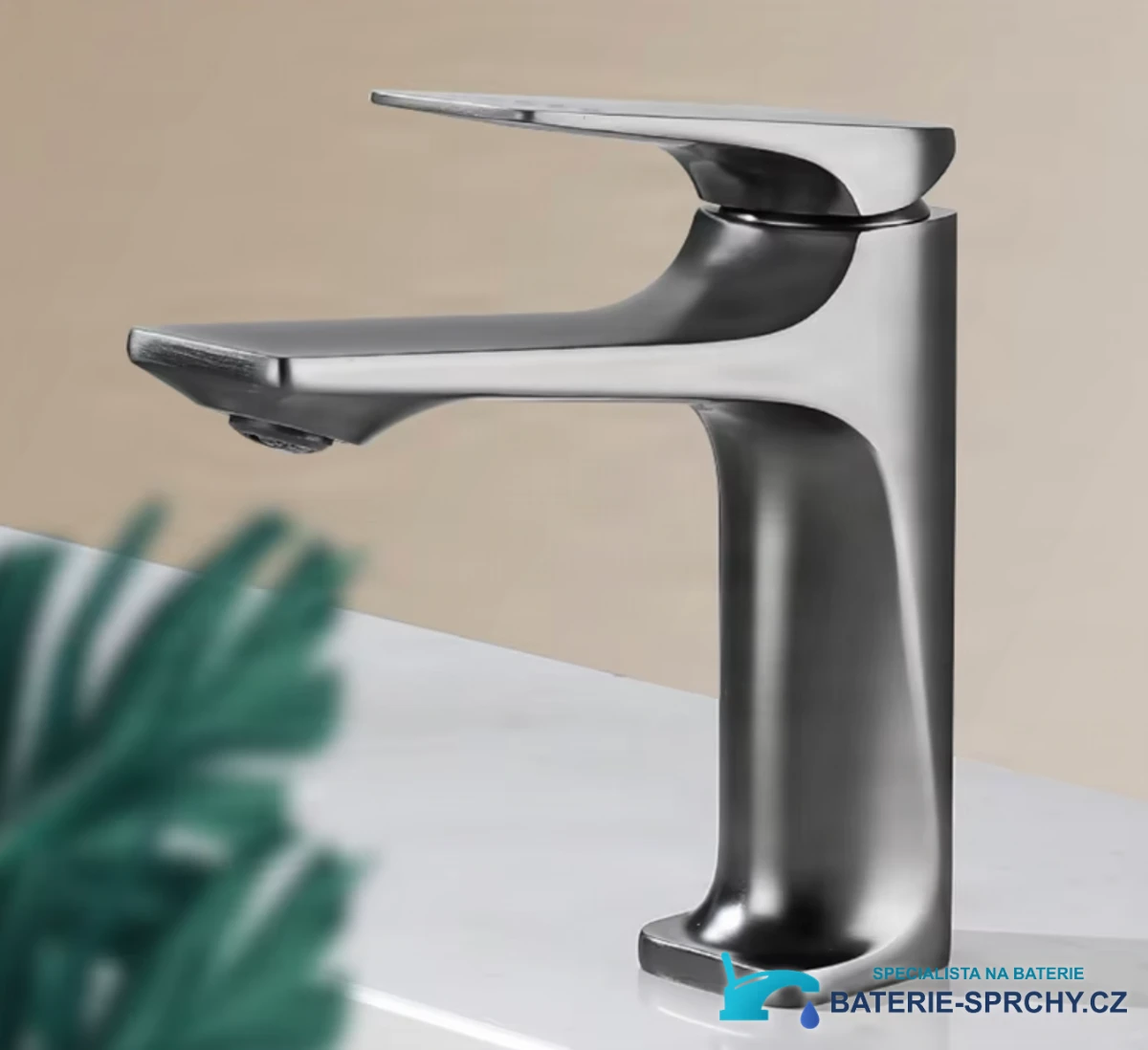 Nerezová kuchyňská a koupelnová baterie ELITE EDITION BS2150 v saténové grafitově šedé barvě
