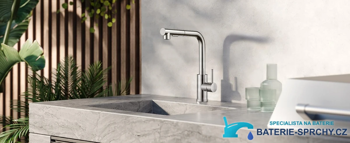 Niederdruck-Küchenarmatur ELITE EDITION KFL2244 in glänzendem Chrom