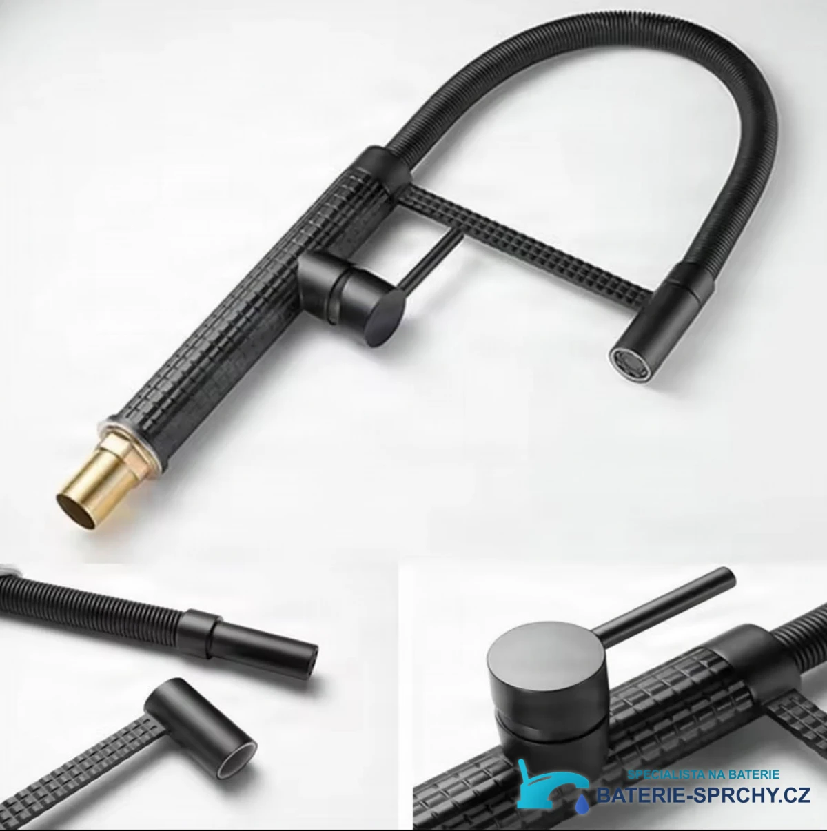 Kuchyňská baterie KS1220 v matné černé