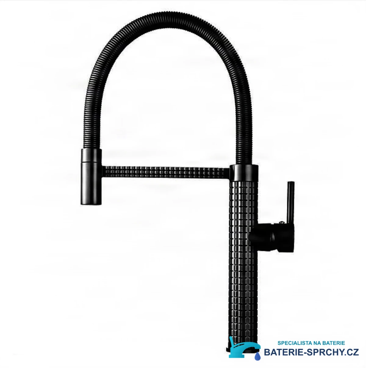 Elegantní kuchyňská baterie KS1220 v lesklé černé