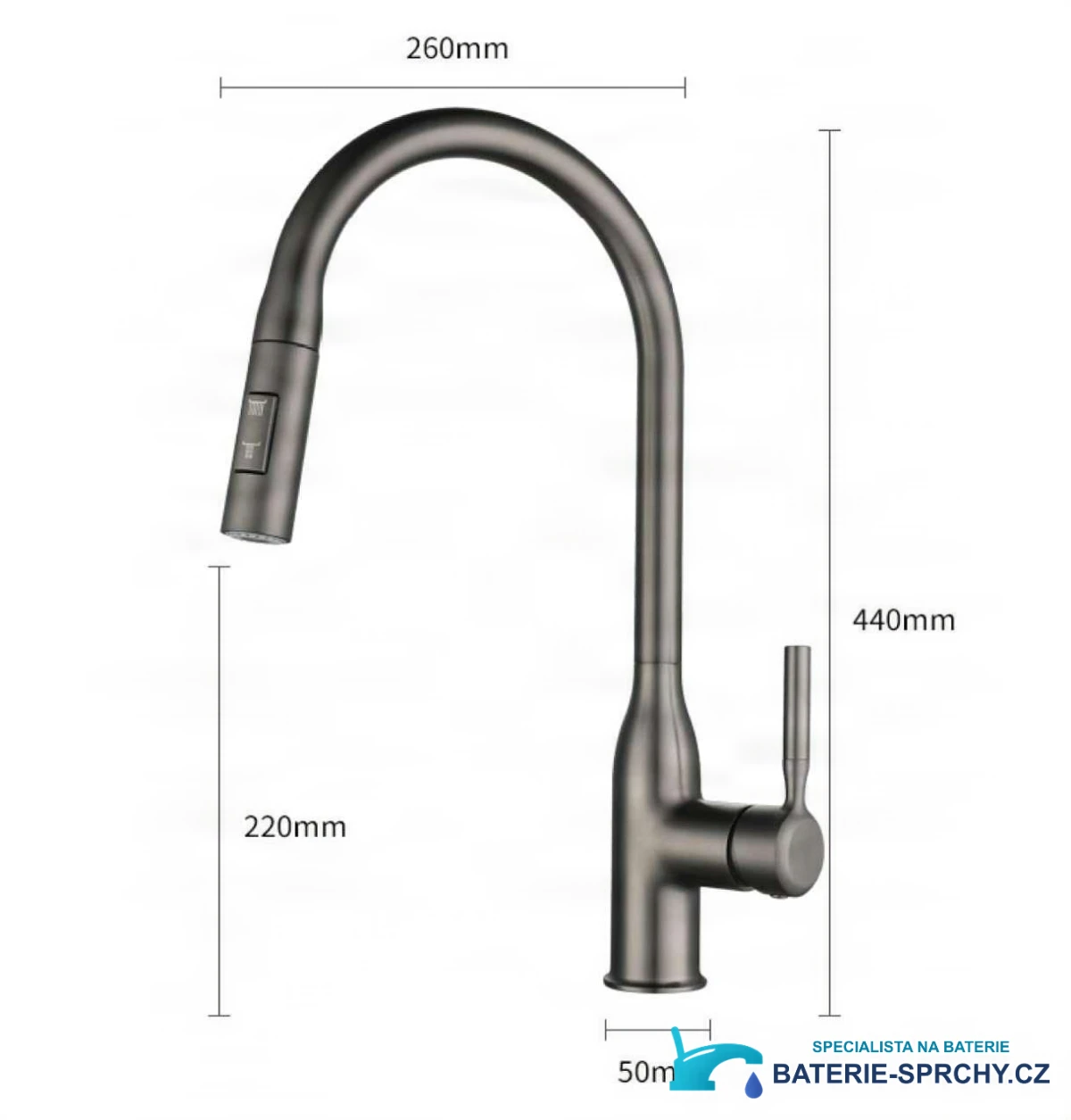 Izvlecna Kuhinjska Armatura Pipa Eyn Ks15174 10