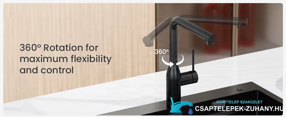 CECIPA MAX ELITE EDITION KF1699 funkciói: 360 fokban forgatható kifolyó