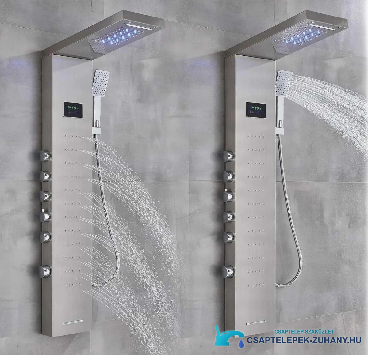 Luxury Shower Panel With Led Display Shower System Eyn Bsp2040 15