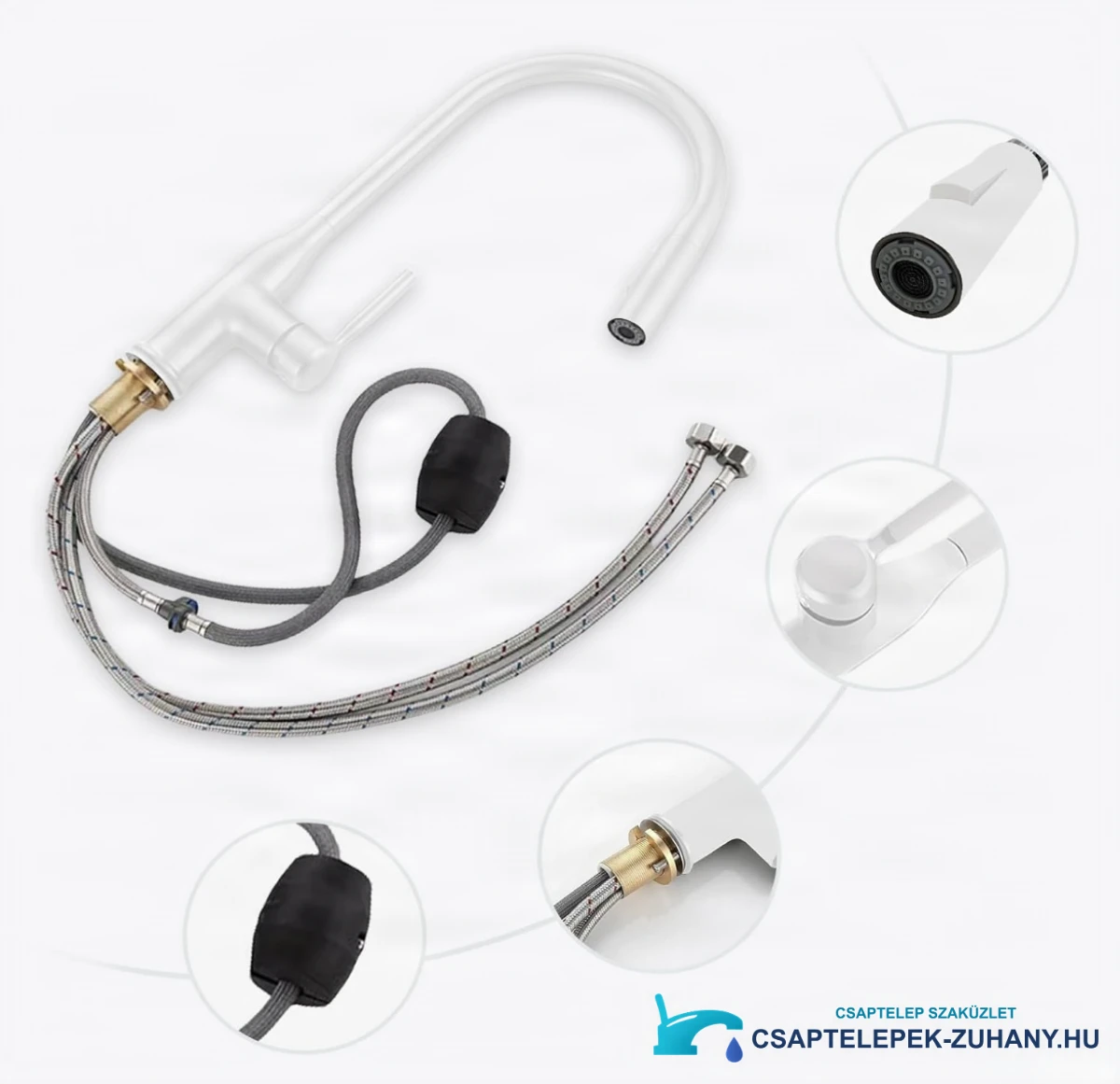 Izvlecna Kuhinjska Armatura Pipa Eyn Ks15174 5