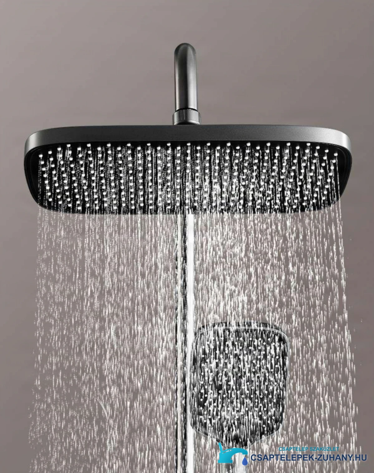 Luxus SH1857 gunmetal zuhanyrendszer matt grafitszürke kivitelben