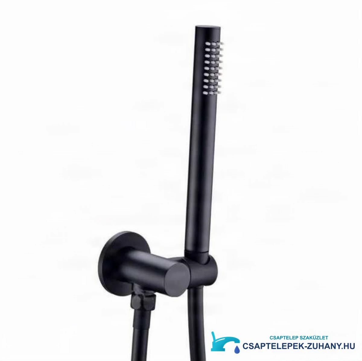 A CP1551black kádcsaptelep pálcás kézizuhanyának és fali tartójának részlete