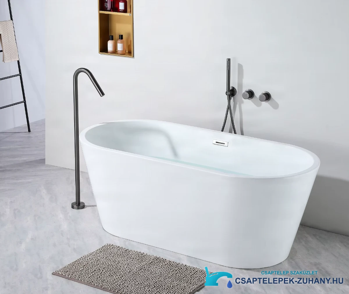 2 Way Freestanding Bathtub Faucet Floor Mount Bathtub Faucet Gun Gray Max Flow Rate Concealed Bathtub Faucet