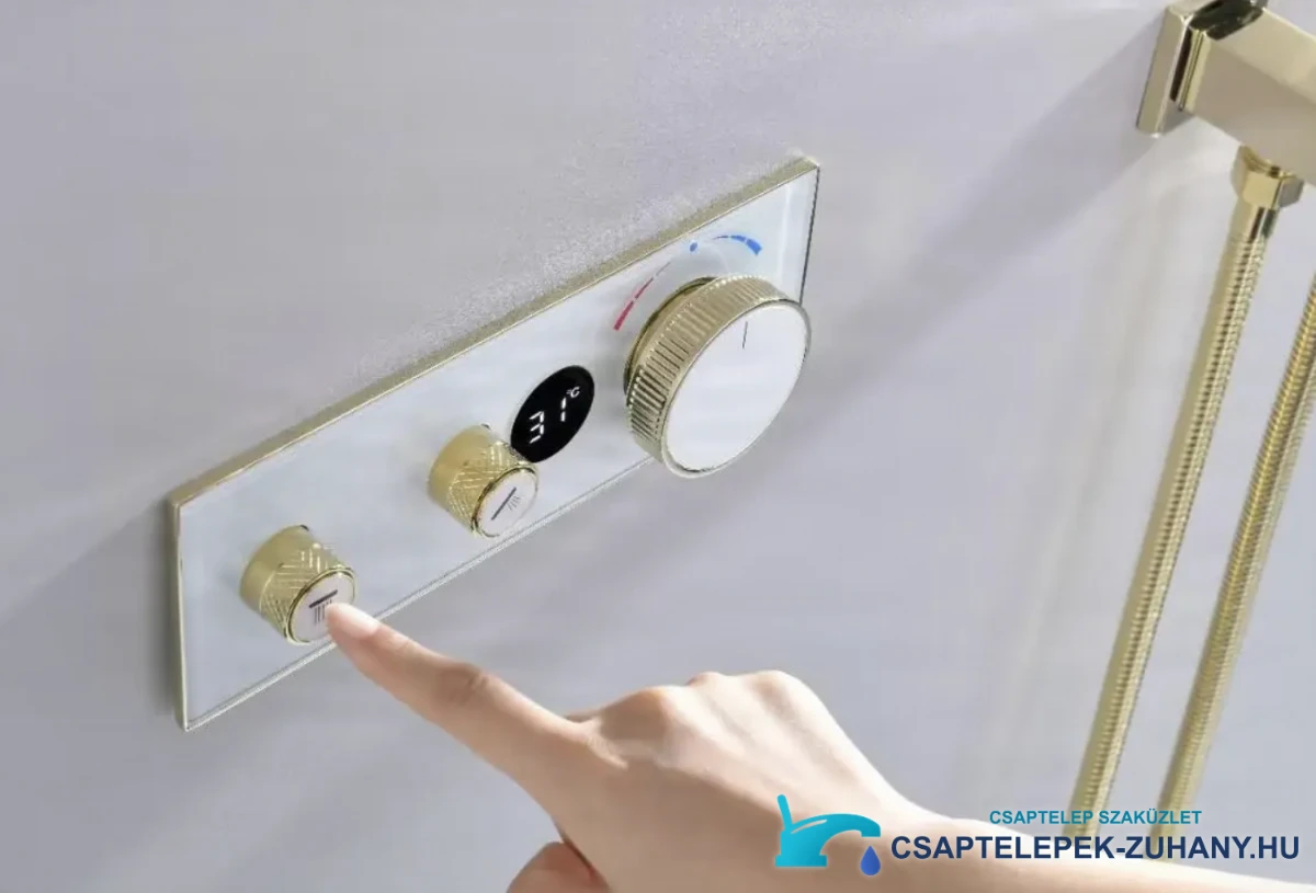 Luksuzni Termostatski Podometni Tus Sistem Elite Edition Bcs1603 Z Zaslonom Premium Linija 5