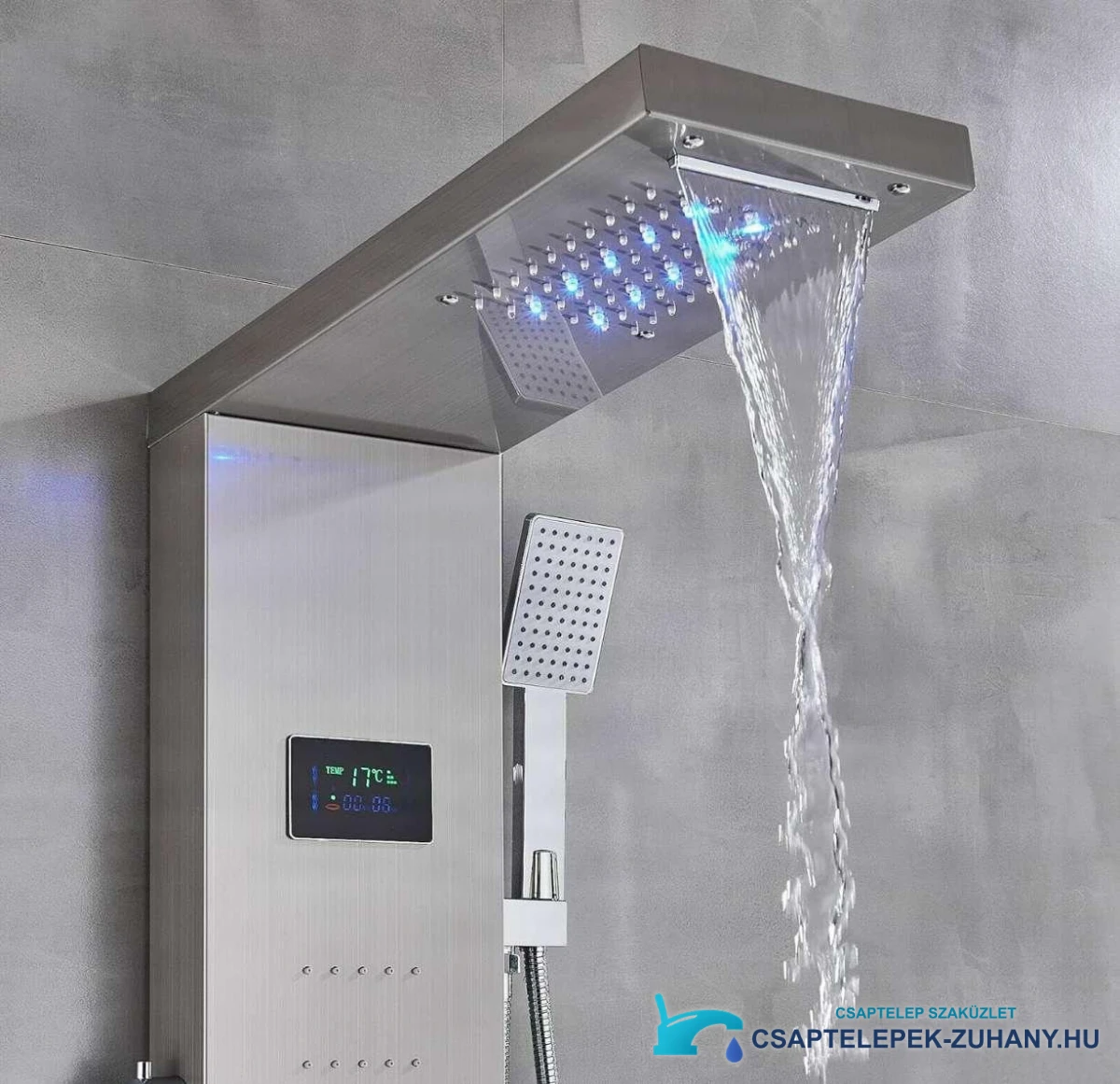 Luxury Shower Panel With Led Display Shower System Eyn Bsp2040 13