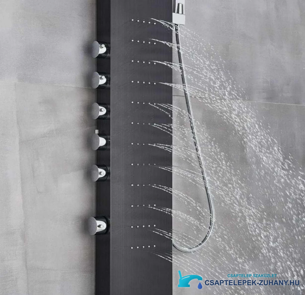 Luxury Shower Panel With Led Display Shower System Eyn Bsp2040 7