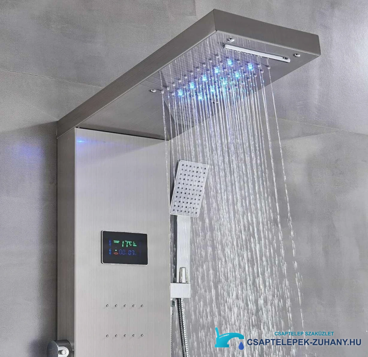 Luxury Shower Panel With Led Display Shower System Eyn Bsp2040 14