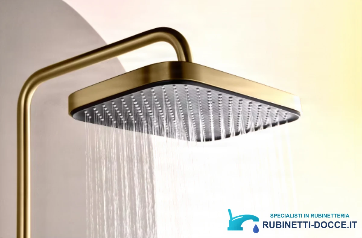 Pannello doccia termostatico ELITE EDITION BSE1420 a vista con schermo LED, getto a cascata e più finiture