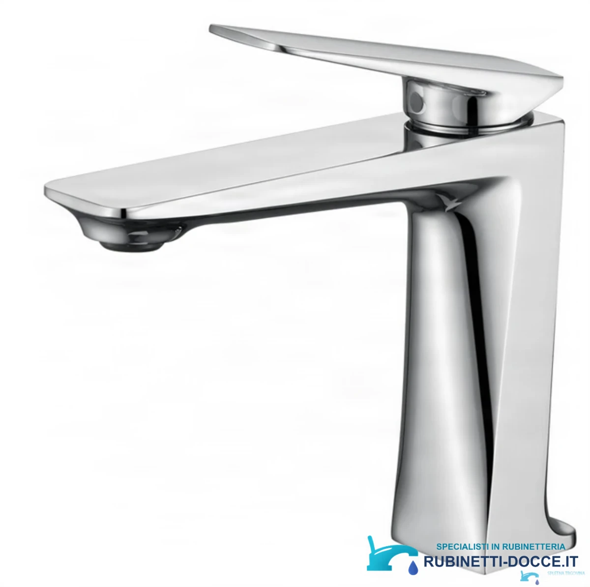 Miscelatore per lavabo ELITE EDITION BS1910 da piano in ottone, in più finiture tra cui cromo e nero opaco