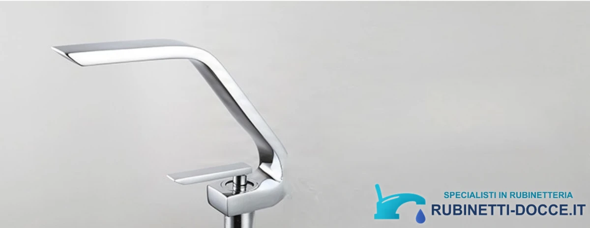 Rubinetto da cucina/bagno curvo KA933141 in cromo lucido