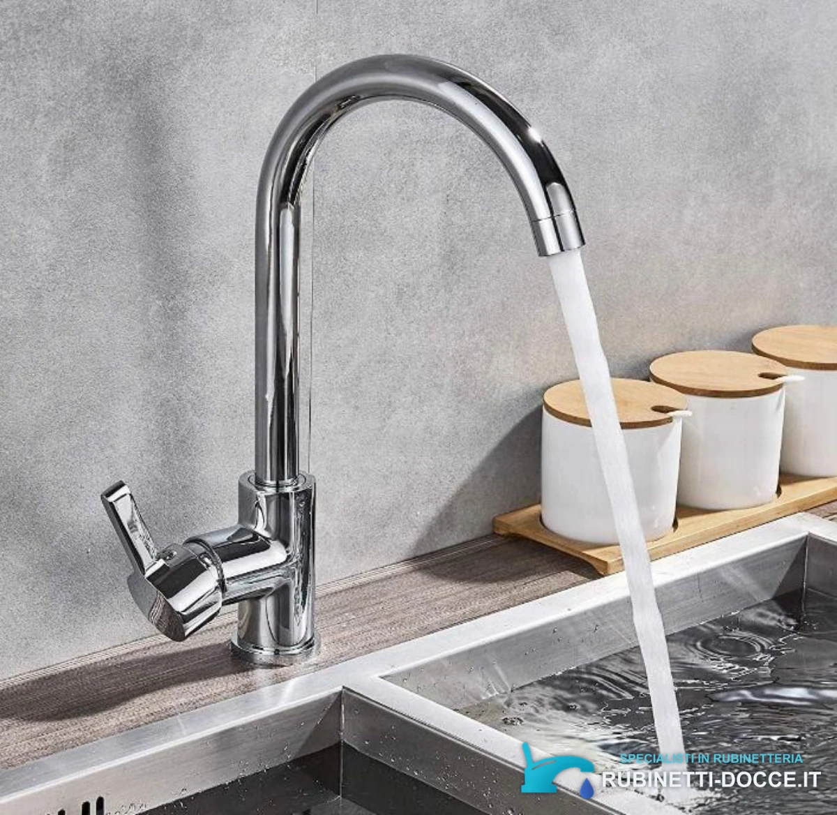 Rubinetto da cucina a bassa pressione per boiler NT1311 cromato