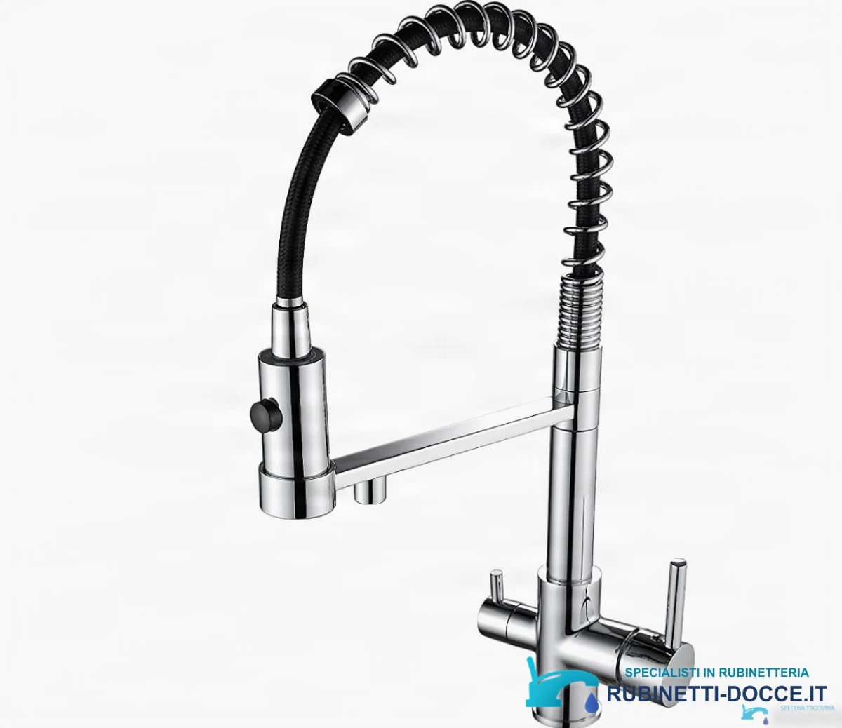 Miscelatore da cucina filtrante a tre vie KF1459 cromato