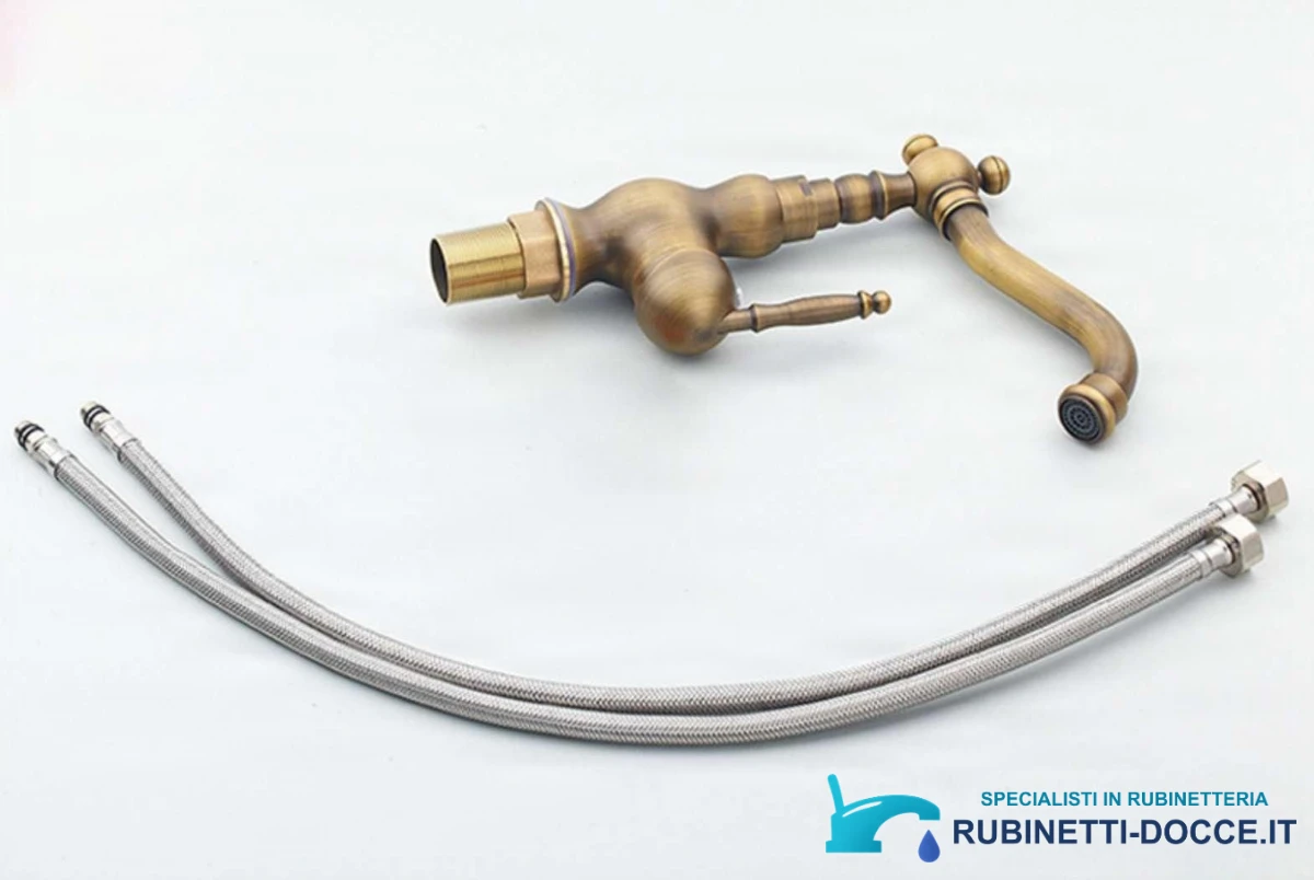 Rubinetto per lavabo EYN VA1646 con bocca girevole, due altezze e più finiture