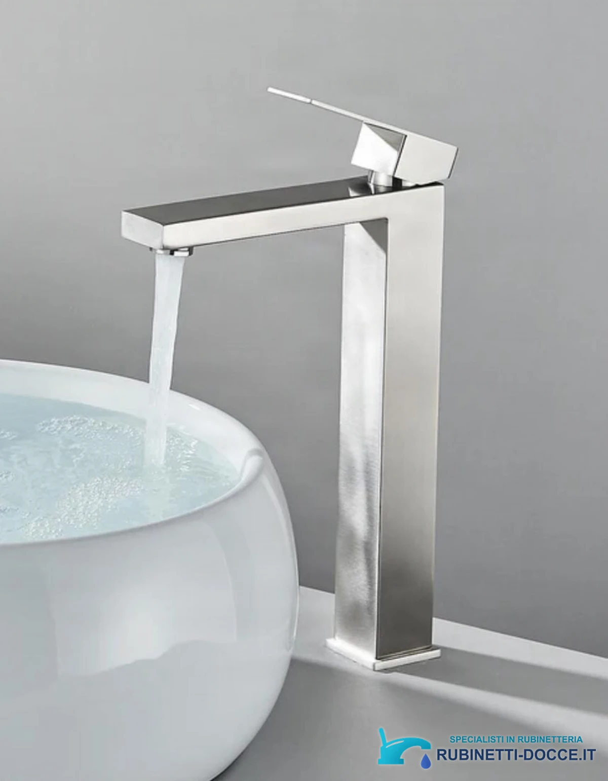 Miscelatore per lavabo EYN BS1103 in ottone, in più finiture tra cui cromo e nero opaco