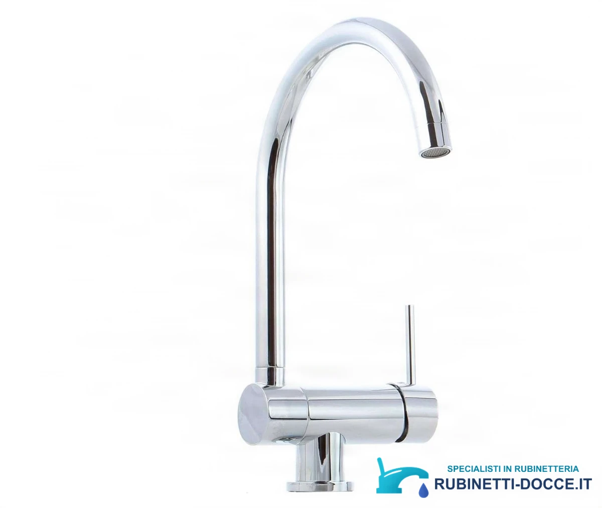 Miscelatore cucina abbattibile a bassa pressione NT1141 in cromo lucido