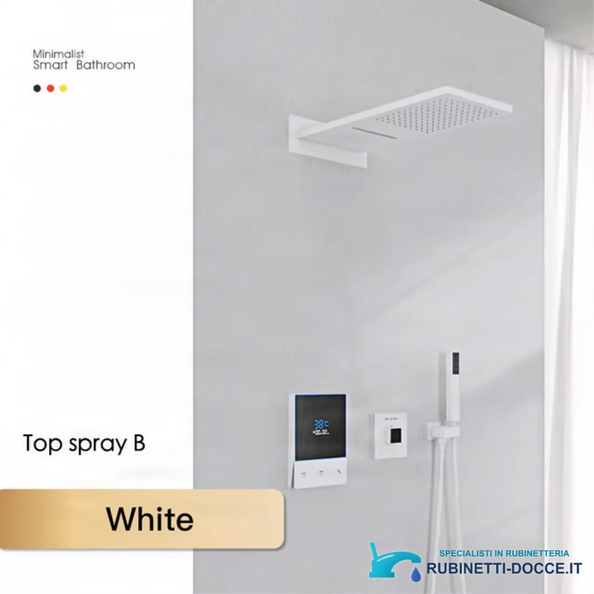 Sistema doccia a incasso ELITE EDITION BCS1721 termostatico, multigetto e a cascata in più finiture